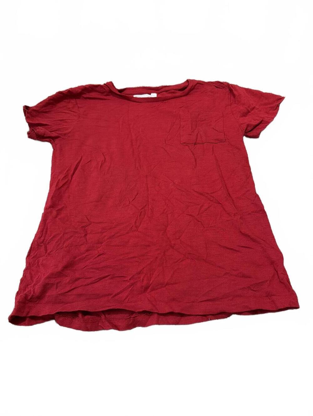 Minoti Boys Red Short Sleeve Shirt 12-13Y